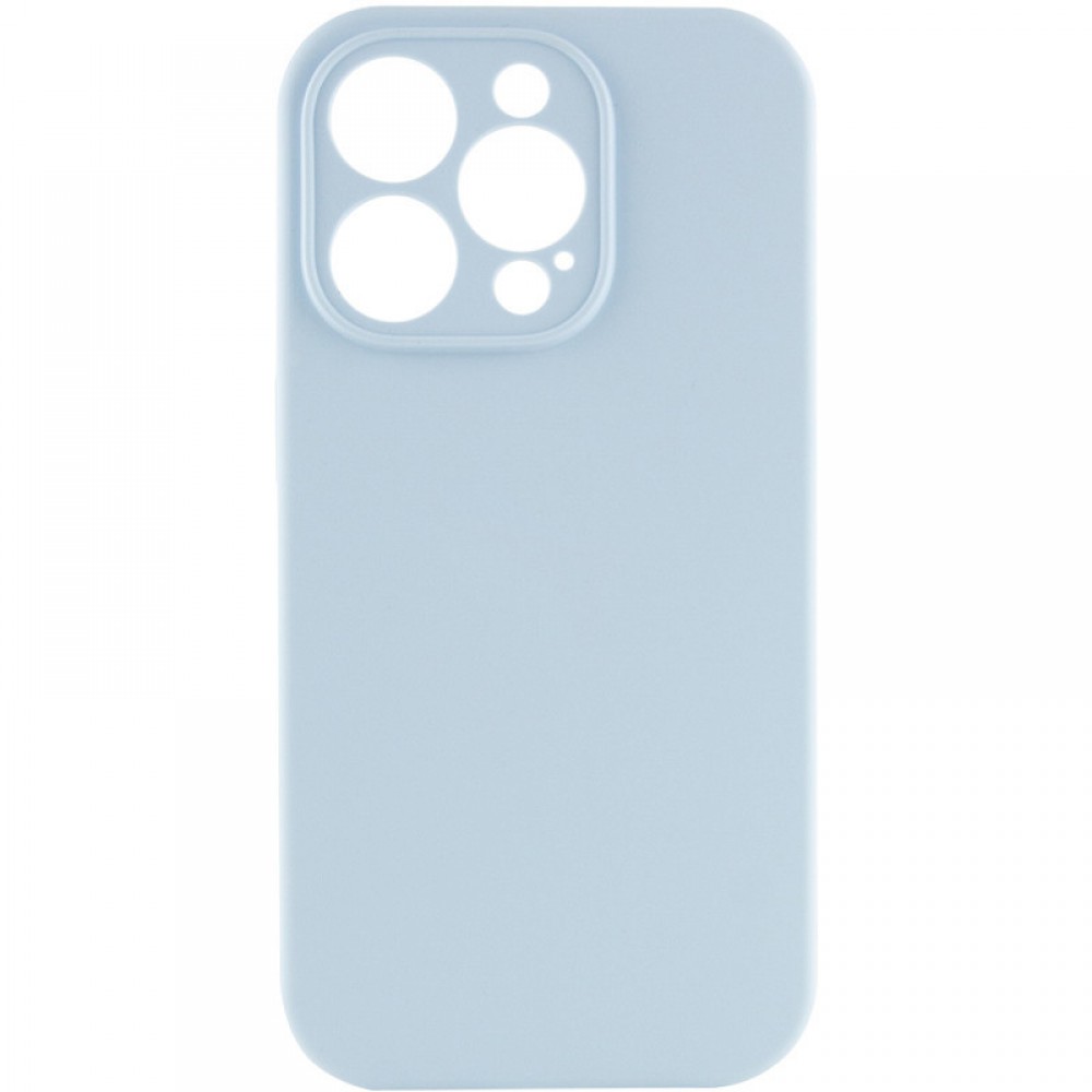 Чохол Silicone Case Full Camera Protective (AA) NO LOGO для Apple iPhone 15 Pro (6.1") Блакитний / Sweet Blue Чохол Silicone Case Full Camera Protective (AA) NO LOGO для Apple iPhone 15 Pro (6.1") Блакитний / Sweet Blue