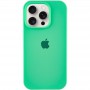 Чохол Silicone Case Full Protective (AA) для Apple iPhone 15 Pro Max (6.7") Зелений / Spearmint