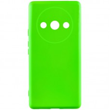Чохол Silicone Cover Lakshmi Full Camera (A) для Xiaomi Redmi A3 Салатовий / Neon Green