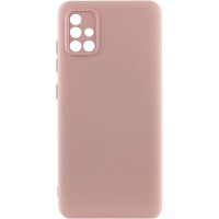 Чохол Silicone Cover Ummi Lakshmi Full Camera (AA) для Samsung Galaxy A71 Рожевий / Pink Sand