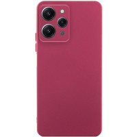 Чохол Silicone Cover Ummi Lakshmi Full Camera (AA) для Xiaomi Redmi 12 Бордовий / Marsala