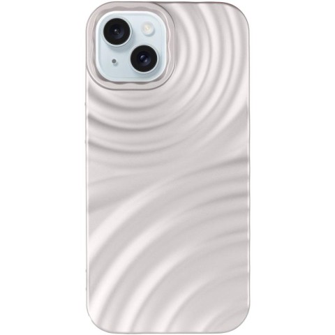Чохол TPU MonoWave для Apple iPhone 15 (6.1") Light Gray