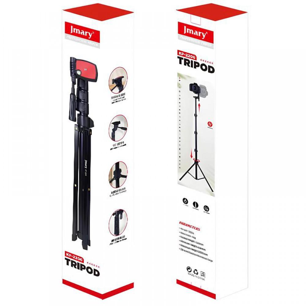 Штатив Jmary KP-2209 для зйомки 41-173см 3in1 + чохол Black Штатив Jmary KP-2209 для зйомки 41-173см 3in1 + чохол Black