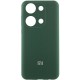 Чохол Silicone Cover Lakshmi Full Camera (AA) with logo для Xiaomi Poco X6 Pro Зелений / Dark green
