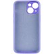 Чохол Silicone Case Full Camera Protective (AA) NO LOGO для Apple iPhone 14 (6.1") Бузковий / Dasheen