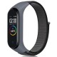 Ремінець Nylon New для Xiaomi Mi Band 3/4/5/6/7 Gray