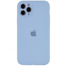 Чохол Silicone Case Full Camera Protective (AA) для Apple iPhone 12 Pro Max (6.7") Блакитний / Lilac Blue / PVH