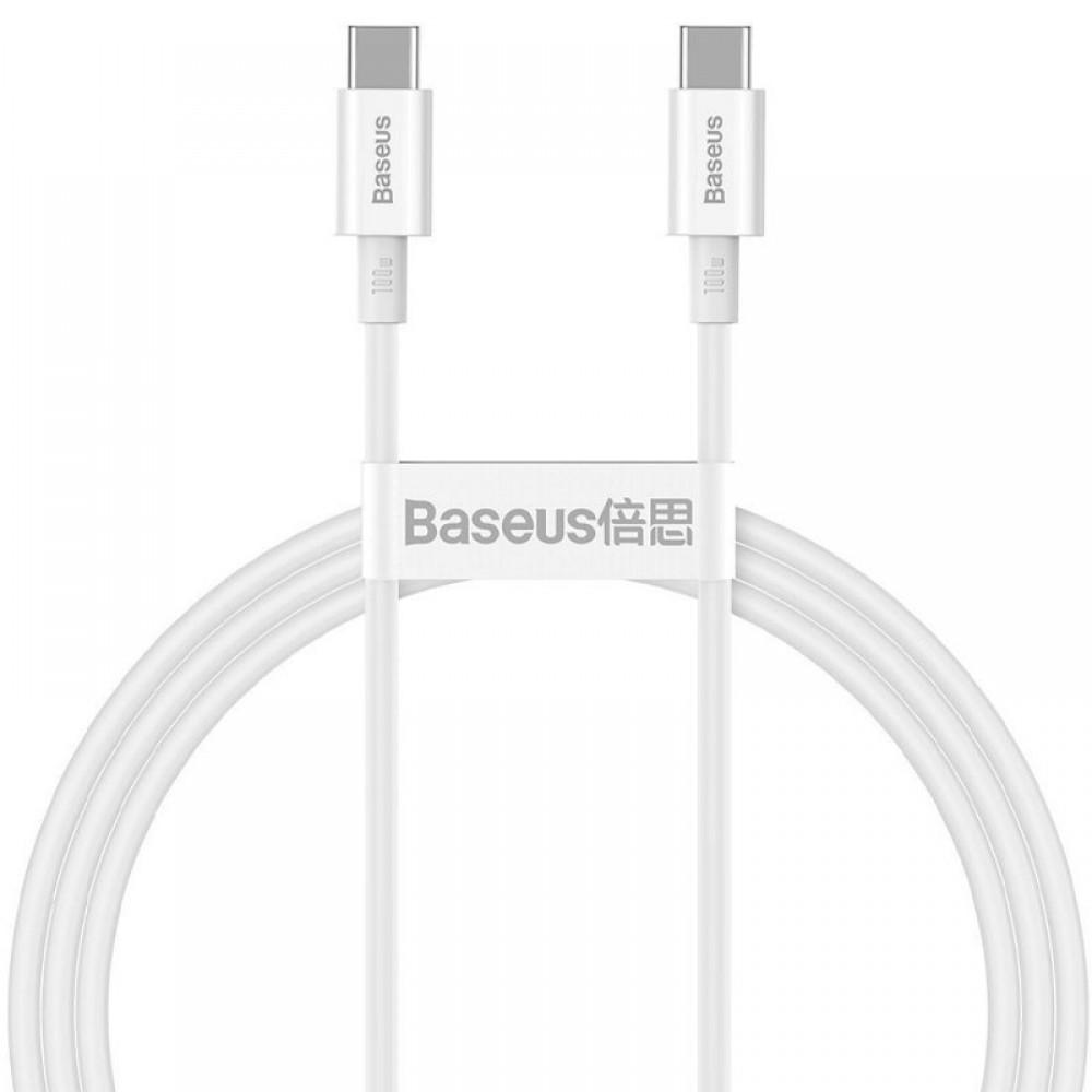Дата кабель Baseus Superior Series Fast Charging Type-C to Type-C PD 100W (2m) (CATYS-C) Білий