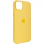 Чохол Silicone case (AAA) full with Magsafe для Apple iPhone 14 Pro (6.1") Жовтий / Sunglow