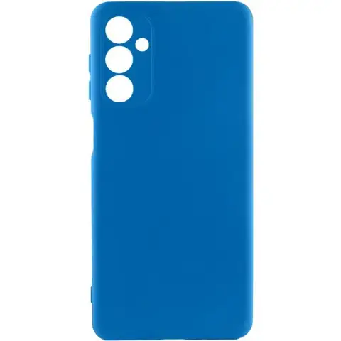 Чохол TPU GETMAN Liquid Silk Full Camera для Samsung Galaxy A54 5G Синій / Royal blue