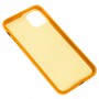 Шкіряний чохол Croco Leather для Apple iPhone 11 Pro Max (6.5") Yellow
