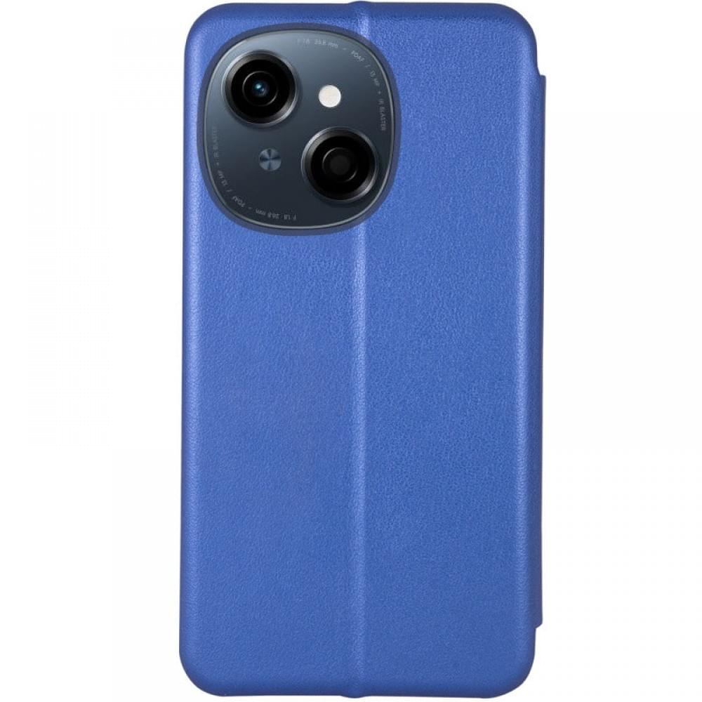 Шкіряний чохол-книжка Classy для TECNO Spark Go 1 (KL4) / Spark Go 2025 Синій