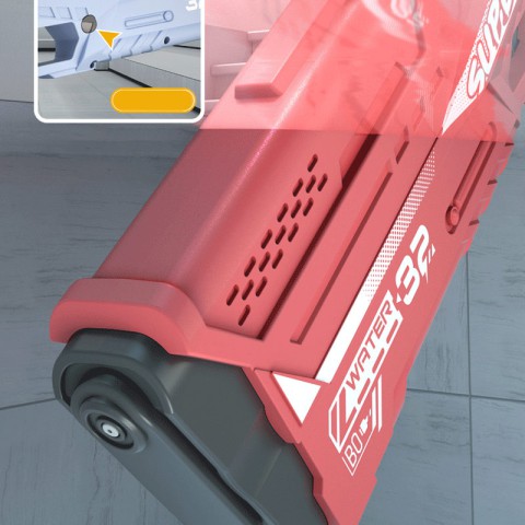 Водяний акумуляторний автомат Space Model Water Gun 9002A (750ml) with lithium battery Red