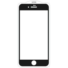 Захисне скло SKLO 5D (тех.пак) для Apple iPhone 7 / 8 / SE (2020) (4.7") Чорний / Біла підкладка
