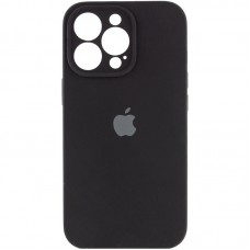 Чохол Silicone Case Full Camera Protective (AA) для Apple iPhone 15 Pro Max (6.7") Чорний / Black