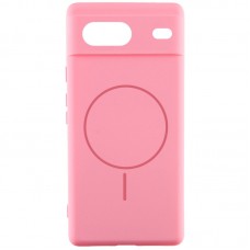 Чохол Silicone Cover Lakshmi Full Camera (AA) with MagFit для Google Pixel 8 Рожевий / Light pink