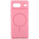 Чохол Silicone Cover Lakshmi Full Camera (AA) with MagFit для Google Pixel 8 Рожевий / Light pink