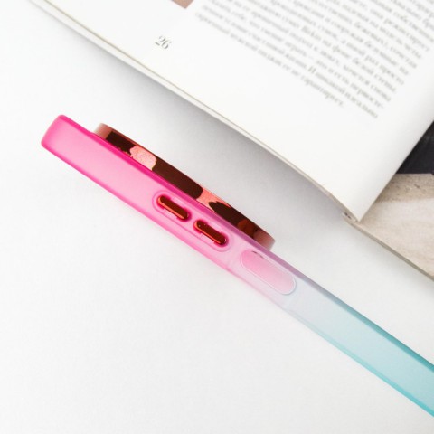 Чохол TPU+PC Fresh sip series для Xiaomi Redmi A3 Бірюзовий / Рожевий