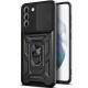 Ударостійкий чохол Camshield Serge Ring для Samsung Galaxy S21+ Чорний