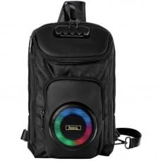 Слінг-рюкзак зі вбудованою колонкою Hoco HC42 Journey Bass Black Слінг-рюкзак зі вбудованою колонкою Hoco HC42 Journey Bass Black