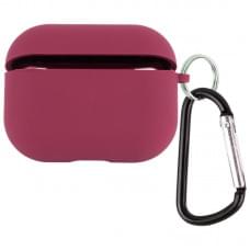 Силиконовый футляр с микрофиброй для наушников Airpods Pro