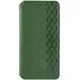 Шкіряний чохол-книжка GETMAN Cubic (PU) для Samsung Galaxy S24 Зелений