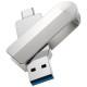 Флеш-накопичувач Hoco UD10 Metal Flash 2in1 USB 3.0/Type-C - 32GB Gray Флеш-накопичувач Hoco UD10 Metal Flash 2in1 USB 3.0/Type-C - 32GB Gray