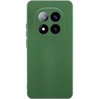 Чохол Silicone Cover Lakshmi Full Camera (AA) для Xiaomi Poco X7 Зелений / Dark green
