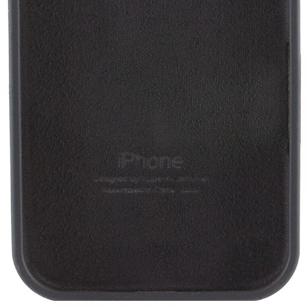 Чохол Silicone Case Full Protective (AA) для Apple iPhone 16e (6.1") Чорний / Black