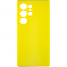 Чохол Silicone Cover Lakshmi Full Camera (AAA) для Samsung Galaxy S24 Ultra Жовтий / Yellow