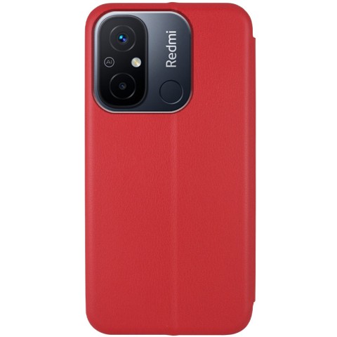 Шкіряний чохол-книжка Classy для Xiaomi Redmi 12C Червоний