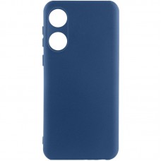 Чохол Silicone Cover Lakshmi Full Camera (A) для Oppo A58 4G Синій / Navy Blue