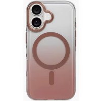 Чохол TPU+PC Shadow with MagSafe для Apple iPhone 16 (6.1") Rose Gold