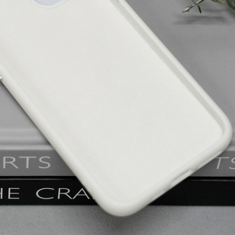 Чохол TPU+Glass Sapphire Midnight with MagSafe для Apple iPhone 14 (6.1") Білий / White