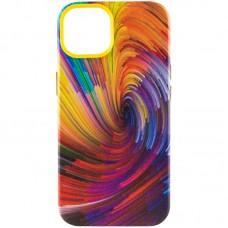 Шкіряний чохол Colour Splash для Apple iPhone 11 Pro Max (6.5") Orange / Red
