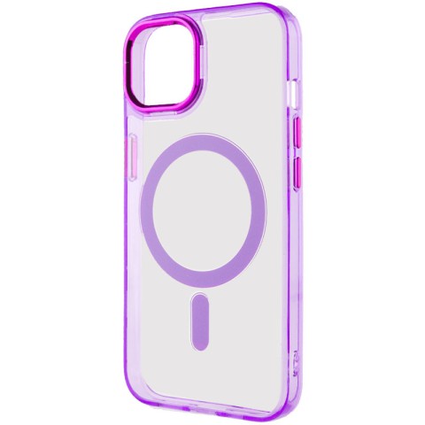 Чохол TPU Iris with MagSafe для Apple iPhone 14 (6.1") Фіолетовий