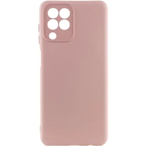 Чохол TPU GETMAN Liquid Silk Full Camera для Samsung Galaxy M33 5G Рожевий / Pink Sand