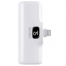 Портативний зарядний пристрій Power Bank WIWU Wi-P017-L Lightning 5000 mAh White