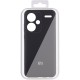 Чохол Silicone Cover Lakshmi Full Camera (AA) with logo для Xiaomi Redmi Note 13 Pro+ Чорний / Black