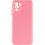 Чохол Silicone Cover Full Camera without Logo (A) для Xiaomi Redmi Note 10 / Note 10s Рожевий / Pink