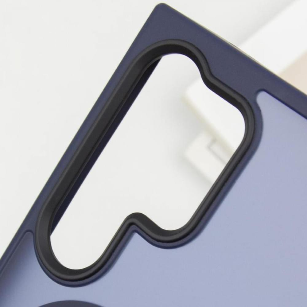 Чохол Ummi Colorful with MagSafe для Samsung Galaxy S25 Ultra Синій / Navy Blue