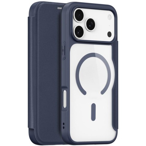 Чохол-книжка Dux Ducis Skin X Pro with MagSafe для Apple iPhone 17 Pro (6.3") Blue