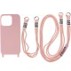 Чохол TPU two straps California для Apple iPhone 13 Pro Max (6.7") Рожевий / Pink Sand