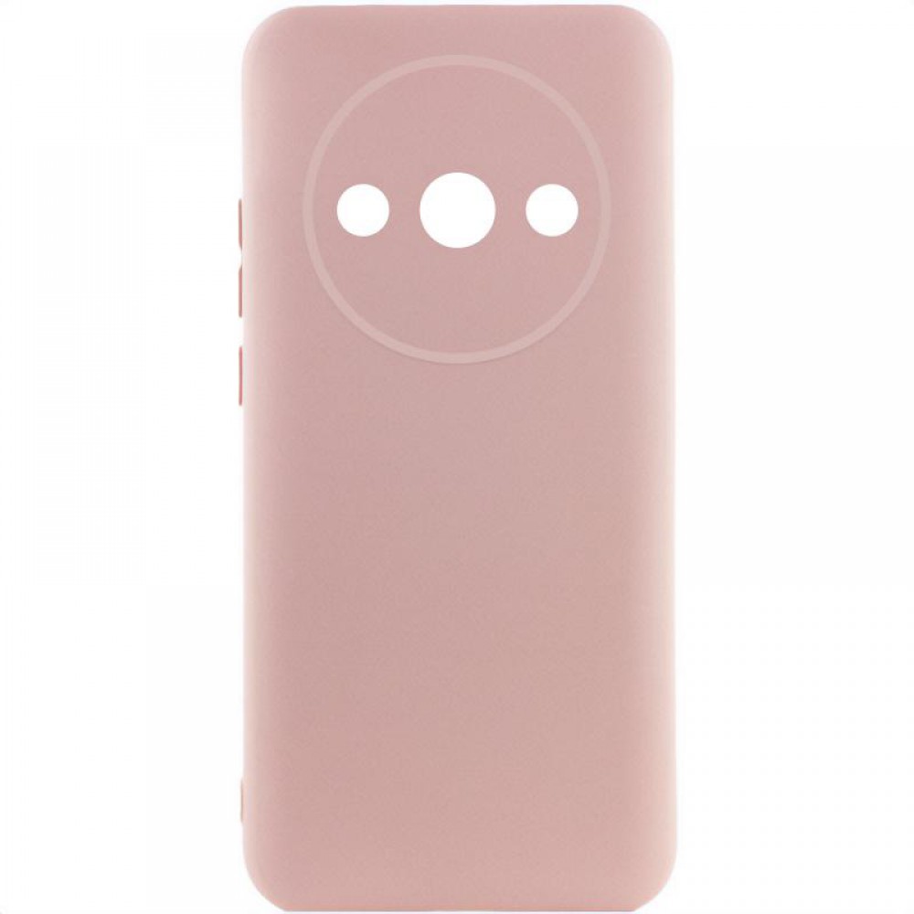 Чохол Silicone Cover Ummi Lakshmi Full Camera (AA) для Xiaomi Redmi A3 Рожевий / Pink Sand