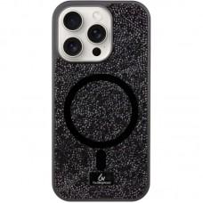 TPU чохол Bling World Rock Diamond with MagSafe для Apple iPhone 14 Pro (6.1") Black