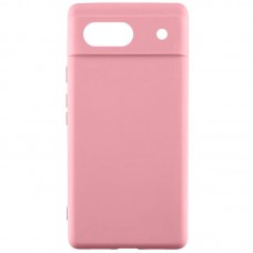 Чохол TPU GETMAN Liquid Silk Full Camera для Google Pixel 6 Рожевий / Pink
