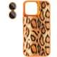 Чохол TPU+PC Wild Leopard with MagSafe and Lens для Apple iPhone 17 (6.3") Orange