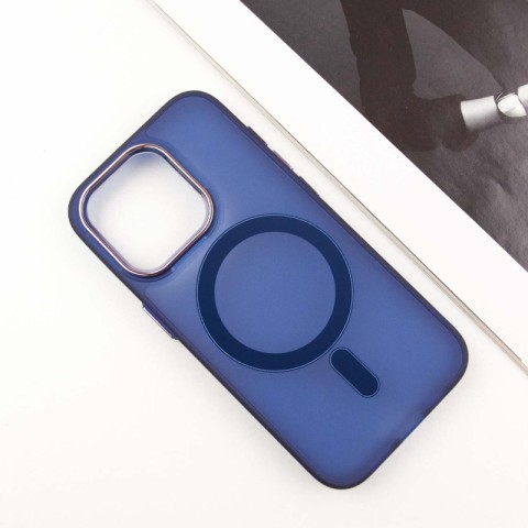 Чохол TPU+PC Lily with MagSafe для Apple iPhone 14 Pro (6.1") Deep Navy