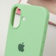 Чохол Silicone Case Full Protective (AA) для Apple iPhone 16 Plus (6.7") Зелений / Pistachio