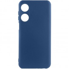 Чохол Silicone Cover Lakshmi Full Camera (A) для Oppo A38 / A18 Синій / Navy Blue